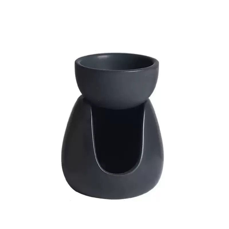 Ceramic Essential Oil Burner & Wax Melt Warmer – Aromatherapy Candle Diffuser for Home