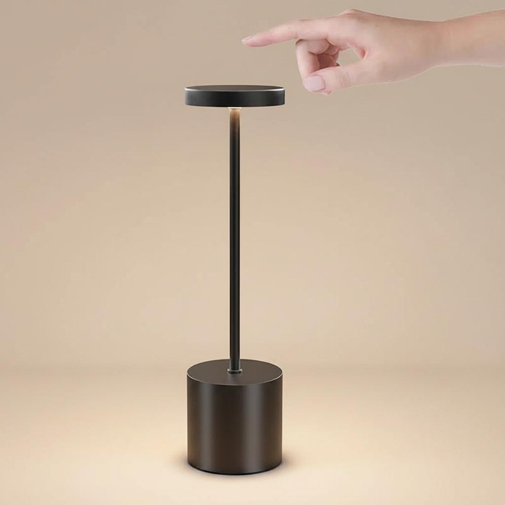 Minimalist Cordless LED Desk Lamp – 3 Color Modes